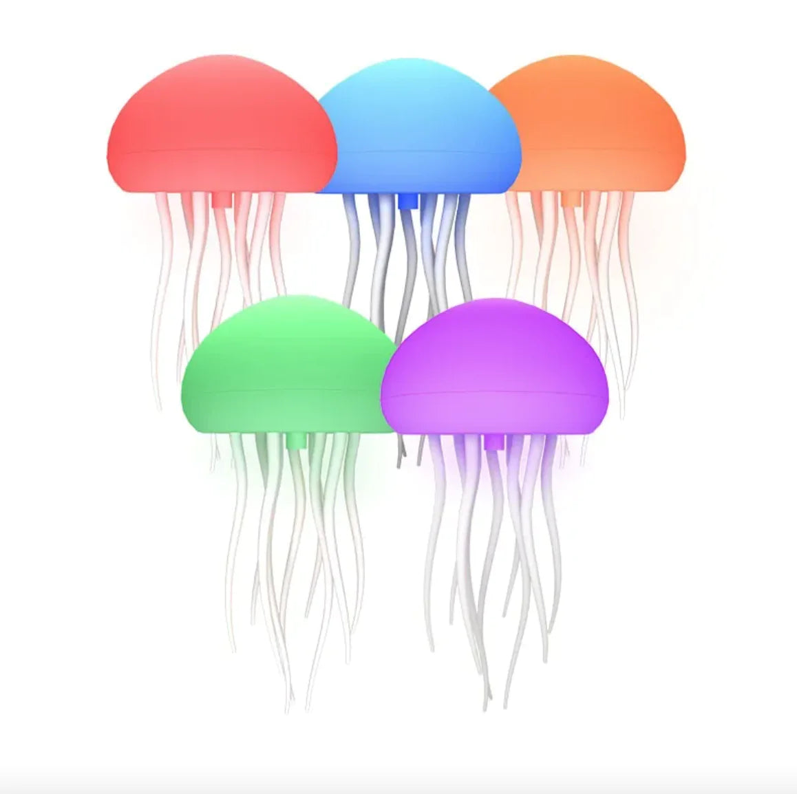 Portable Sound-Controlled LED Jellyfish Mood Night Lamp Light