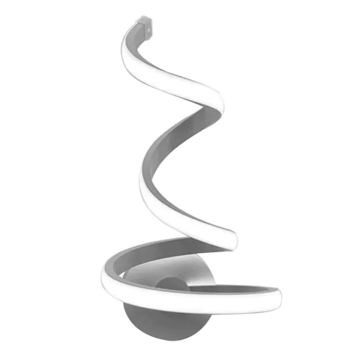 50K LED Spiral Twisted Helix: Modern & Versatile Light Fixture Wall Lamp