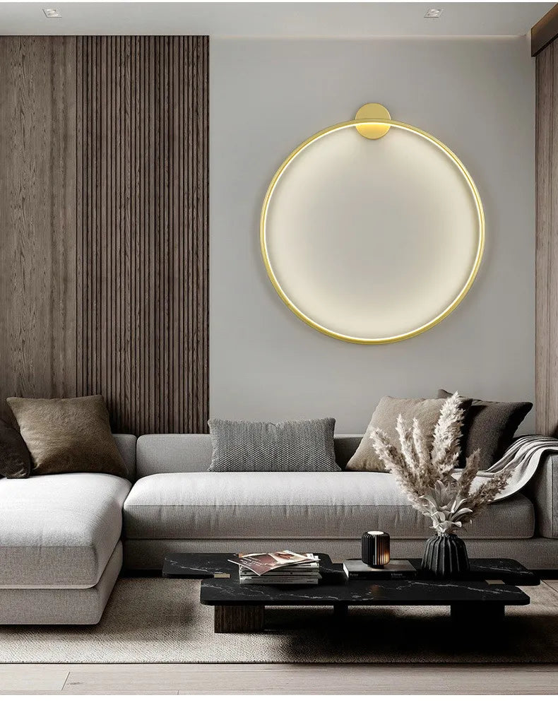USB Halo Round Modern Wall Lamp Light