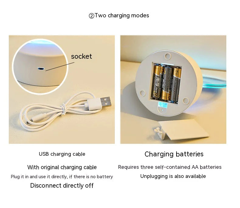 Serene Sands: Touch-Activated Quicksand Decorative Table Lamp
