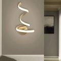 50K LED Spiral Twisted Helix: Modern & Versatile Light Fixture Wall Lamp