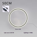 USB Halo Round Modern Wall Lamp Light