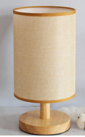 Wooden Modern Bedside LED Lamp
