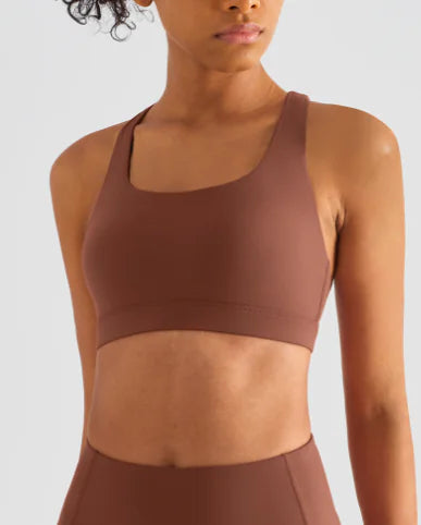 New Color-Block Sports Bra for Yoga and Fitness