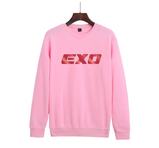 EXO Fashionable Fall/Winter Crewneck Sweatshirt