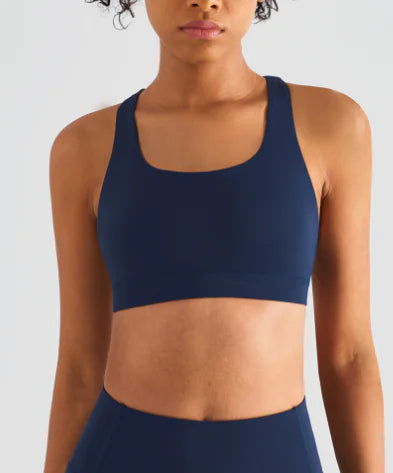 New Color-Block Sports Bra for Yoga and Fitness