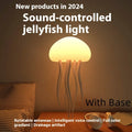 Portable Sound-Controlled LED Jellyfish Mood Night Lamp Light