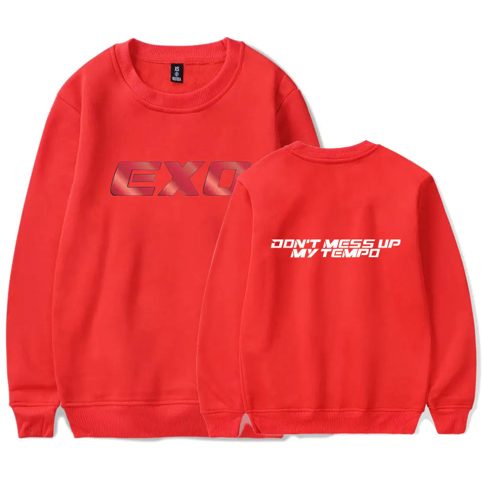 EXO Fashionable Fall/Winter Crewneck Sweatshirt