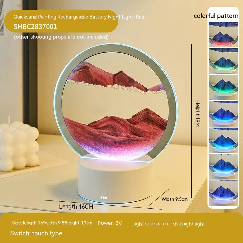 Serene Sands: Touch-Activated Quicksand Decorative Table Lamp