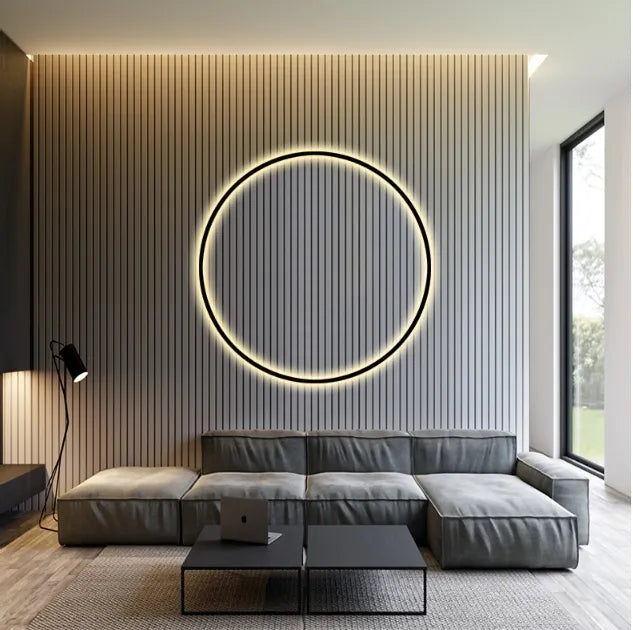 USB Halo Round Modern Wall Lamp Light
