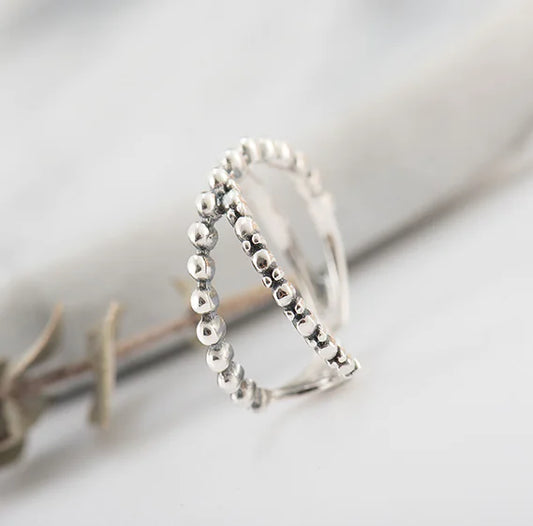 Vintage Cross Ring - Korean Style Design