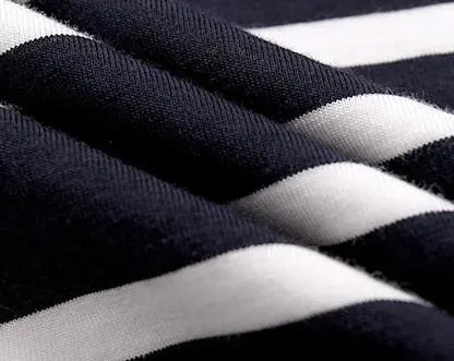 Striped Short Sleeve Women's Fashion T-Shirt