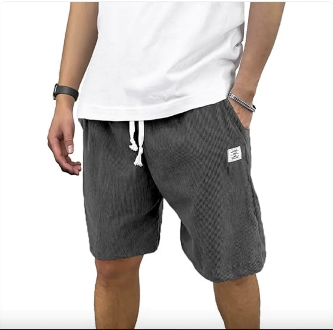 Corduroy Sports Shorts