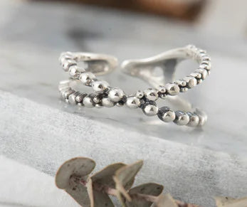 Vintage Cross Ring - Korean Style Design